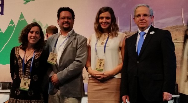 Delegación chilena en el congreso.