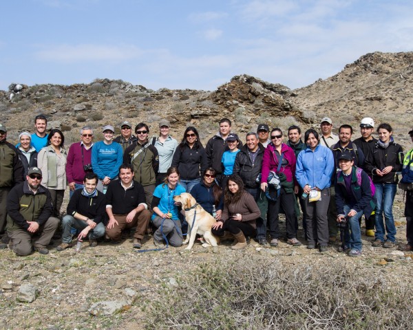 Equipo del proyecto, integrado por personal de CONAF y la ONG Island Conservation.