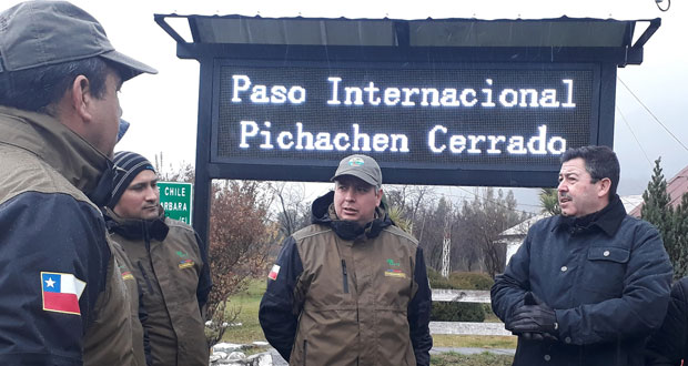 En conjunto con la Municipalidad de Antuco, se inauguró un letrero led en la Tenencia de Carabineros donde se informará permanentemente las condiciones del camino hacia el parque nacional.