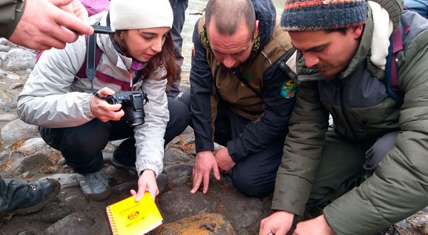 El taller se enmarcó en el Plan de Detección Temprana de la especie visón en el Parque Nacional Torres del Paine, y se desarrolló en esta misma unidad.